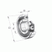 Подшипник SKF 6001 2RS (180101) 12*28*8мм Подшипник SKF 6001 2RS (180101) 12*28*8мм