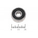 Подшипник SKF 627 2RS (180027) 7*22*7мм